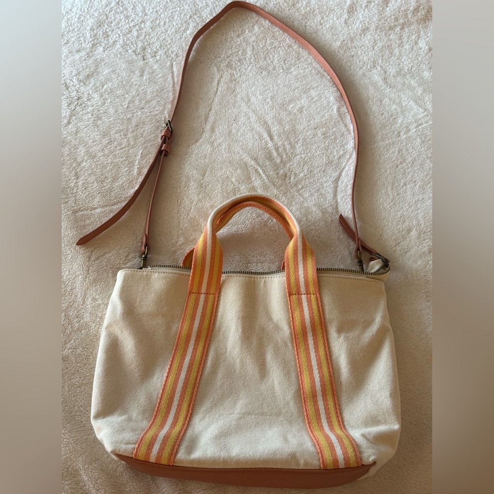 Striped Canvas Bag